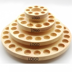 360° Rotating Wooden Essential Oil Organizer Tray