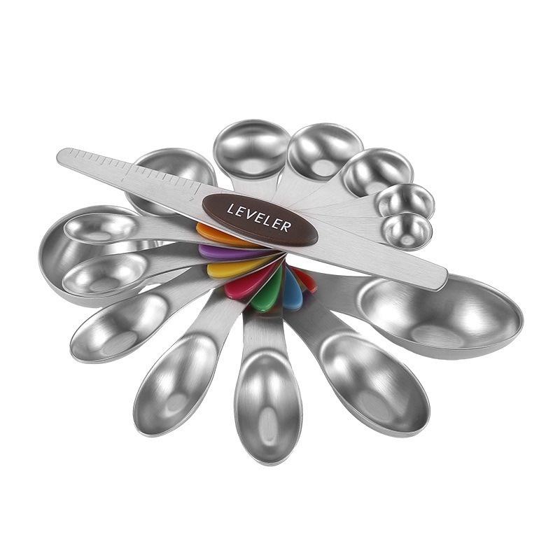 Stainless Steel Double-ended Measuring Spoon Set