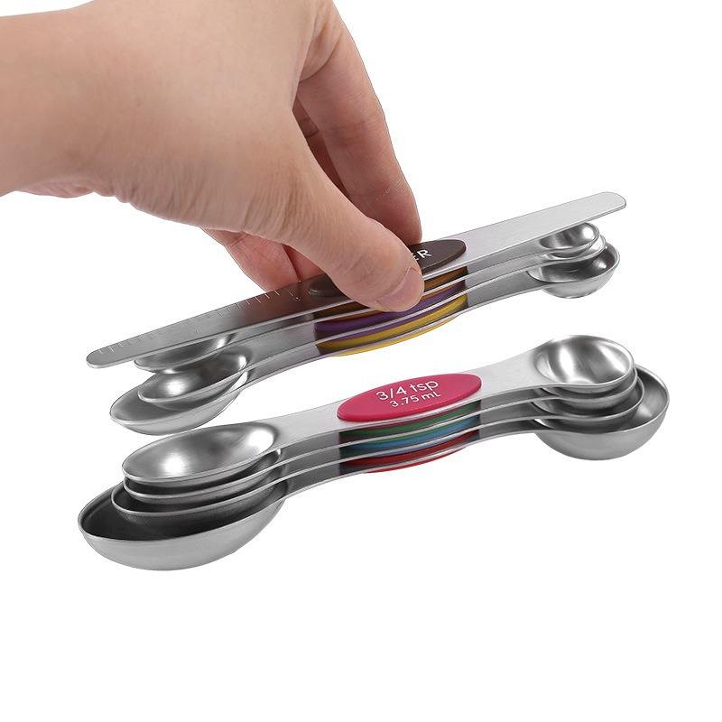 Stainless Steel Double-ended Measuring Spoon Set