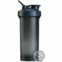 Portable plastic fitness shaker cup