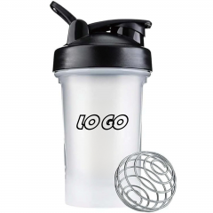 Portable plastic fitness shaker cup