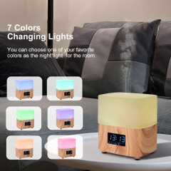 Clock Aroma Diffuser with Night Light