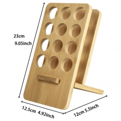 Bamboo Essential Oil Display Rack