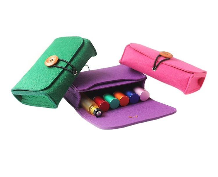 Felt Essential Oil Travel Pouch