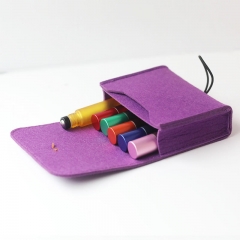 Felt Essential Oil Travel Pouch