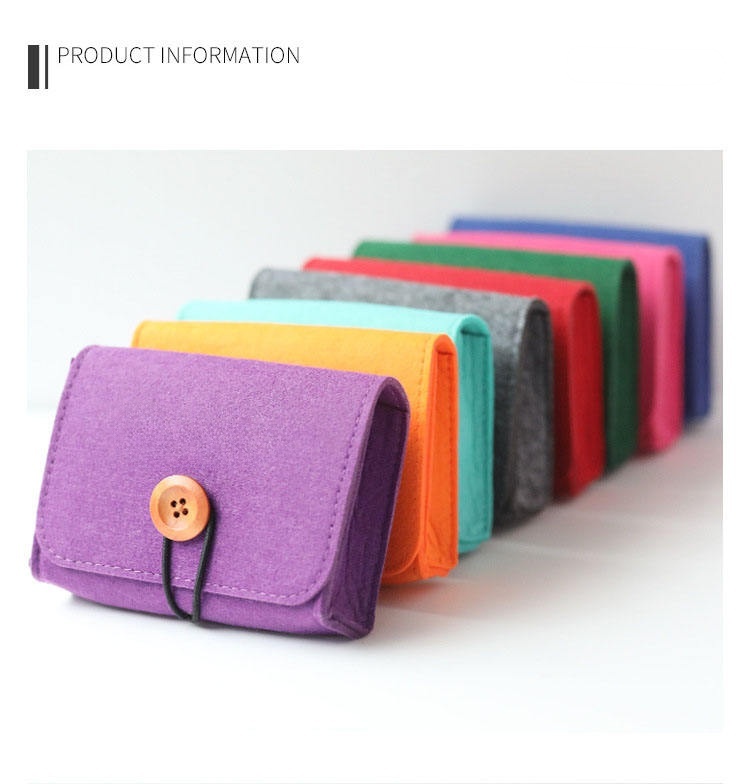 Felt Essential Oil Travel Pouch