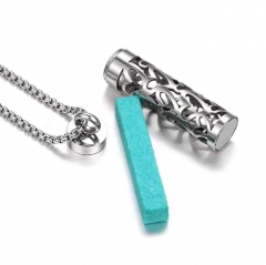 Cylinder Essential Oil Diffuser Necklace