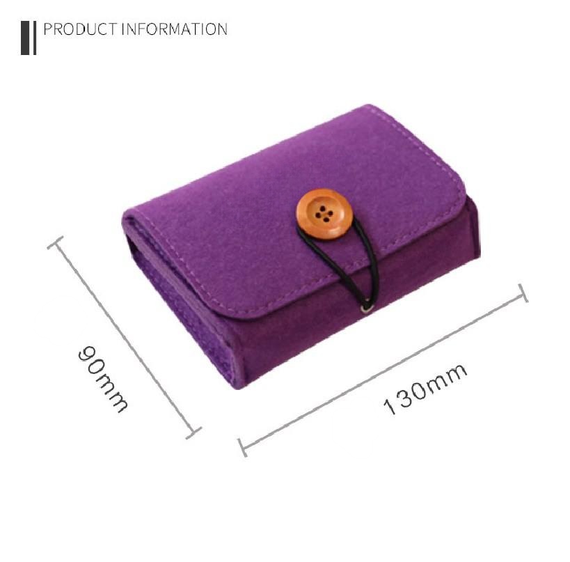 Felt Essential Oil Travel Pouch