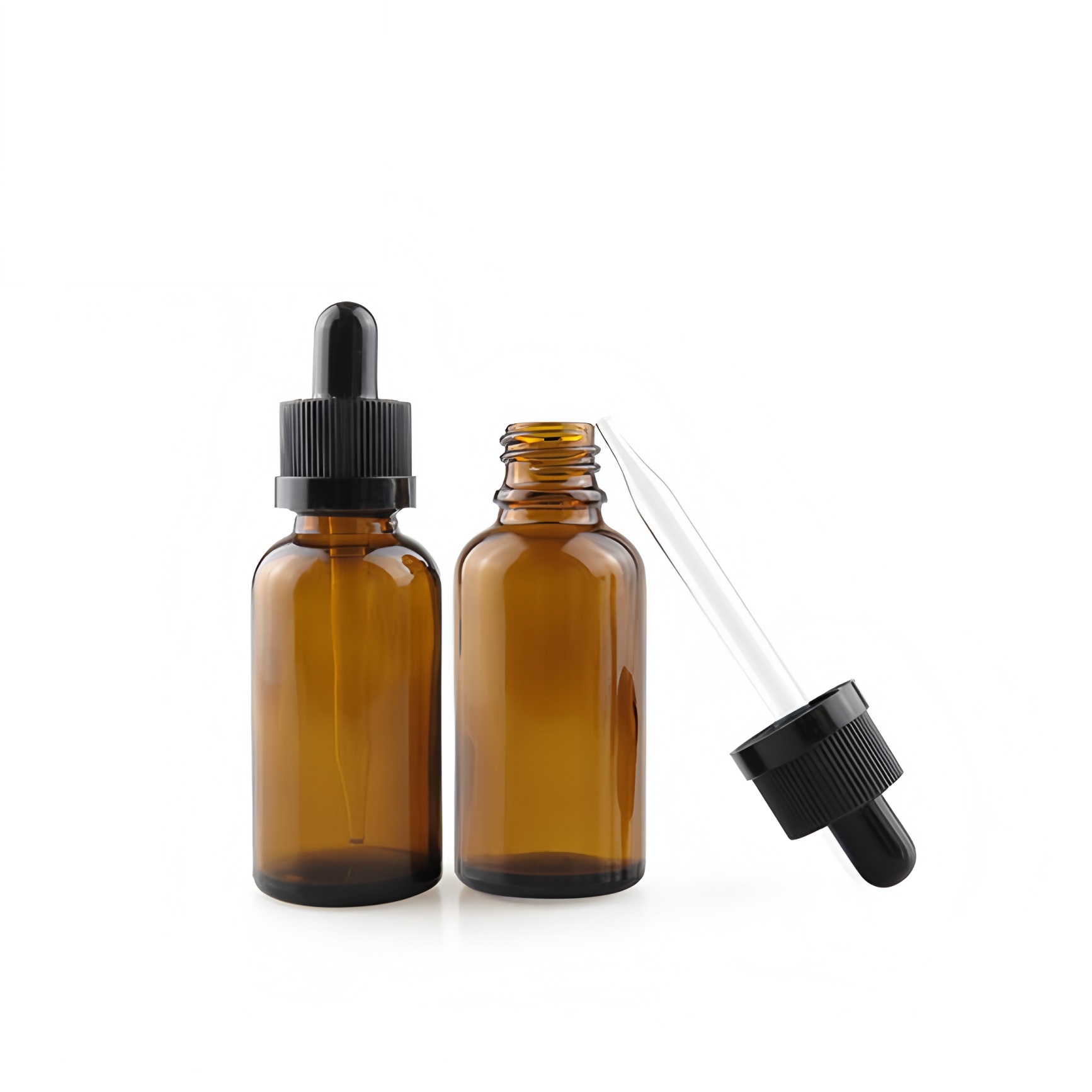 Amber Essential Oil Bottles