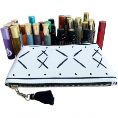 Essential Oil Bottle Pouch With Tassel Zipper