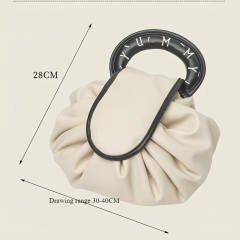 Drawstring Makeup Bag With Hand