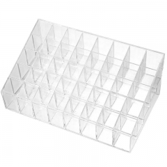Clear Acrylic Cosmetics Display Stand