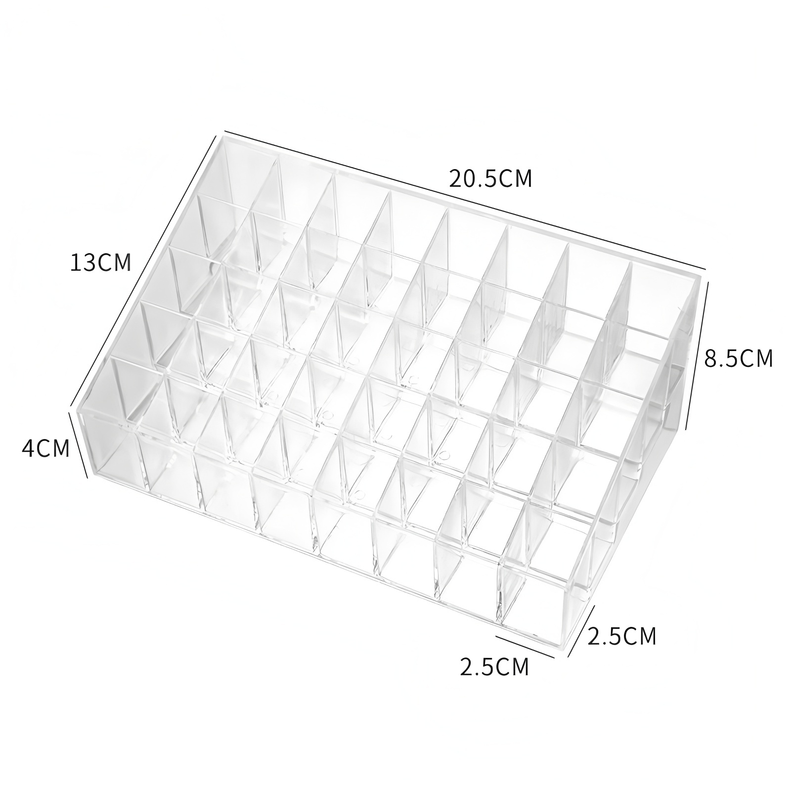 Clear Acrylic Cosmetics Display Stand