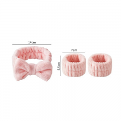 Bow Tie Makeup Headband Set