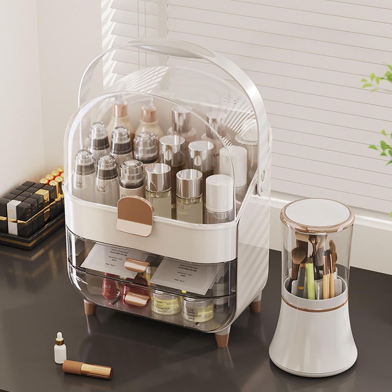 Rotating Makeup Brush Holder