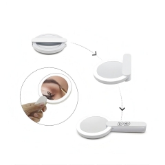 Lighted Makeup Mirror With Handle