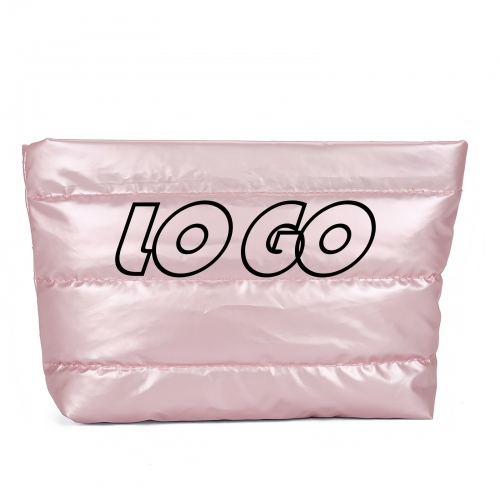 Quilted Cotton Makeup Bag