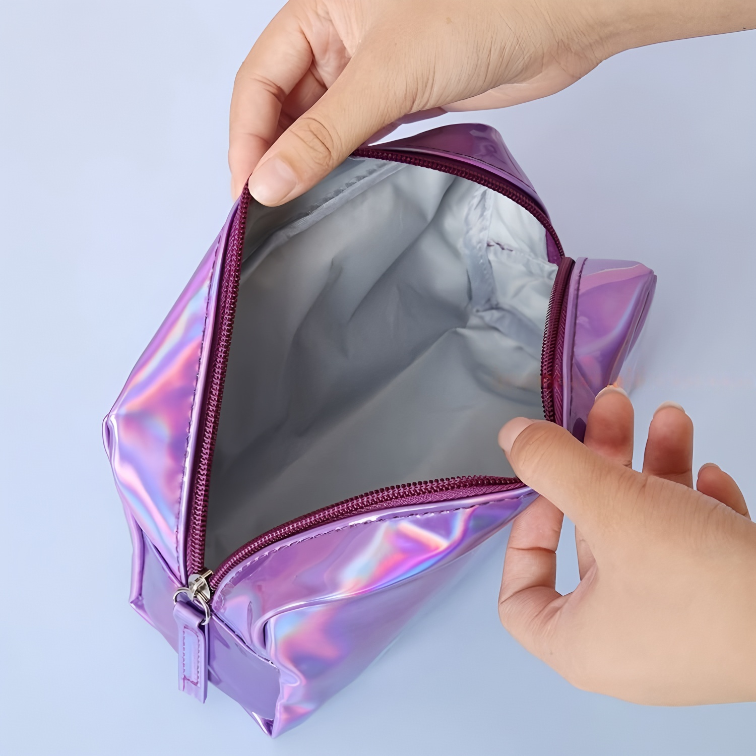 PVC Holographic Makeup Pouch