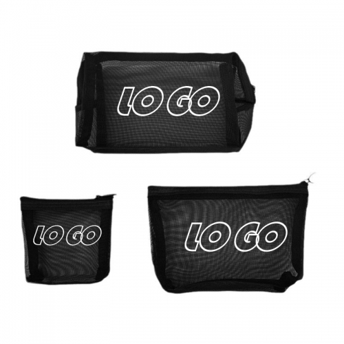 Portable Mesh Makeup Bag
