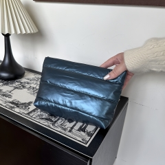 Quilted Cotton Makeup Bag