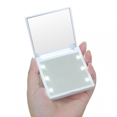 Folding Makeup Mirror With Light