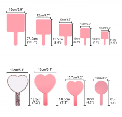 Custom Handle Makeup Mirror