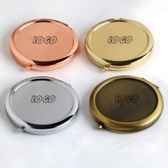 Round Pocket Double-Sided Makeup Mirror