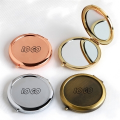 Round Pocket Double-Sided Makeup Mirror