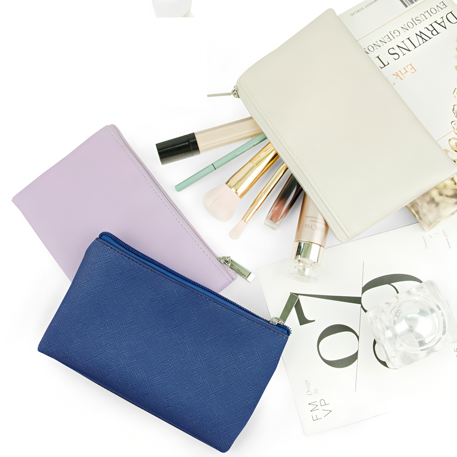 Personalised PU Leather Makeup Bag