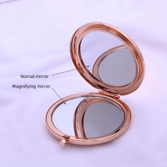 Round Pocket Double-Sided Makeup Mirror