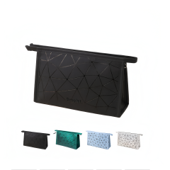 PU Diamond Printed Makeup Pouch