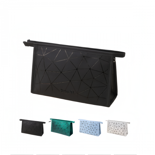 PU Diamond Printed Makeup Pouch