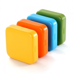 Push Pull Square Pill Box