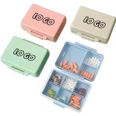 Custom Wheat Straw Pill Case