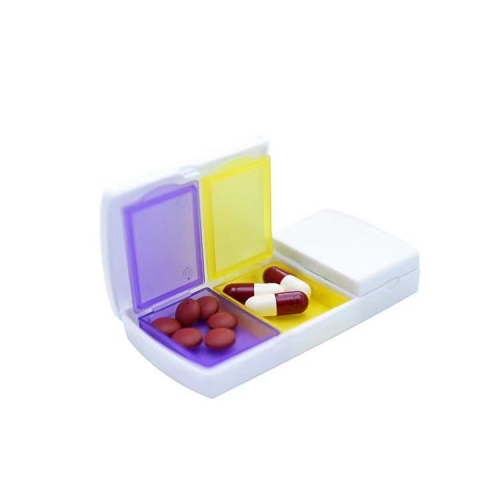 Travel Pill Organizer With Cutter