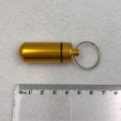 Mini Pocket Pill Box Keychain