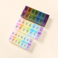 14 Grid Portable Medicine Box