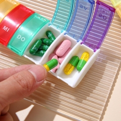 7 Grid Weekly Pill Organizer