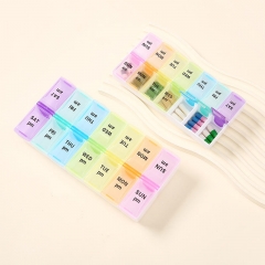 14 Grid Portable Medicine Box