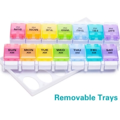 Rainbow 7 Days Pill Box