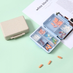 Custom Wheat Straw Pill Case