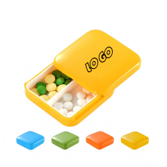 Push Pull Square Pill Box