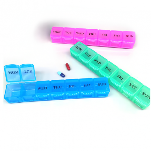 7 Day Pill Dispenser Tablet Box Organizer