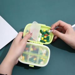 Wheat Straw Portable Pill Storage Case