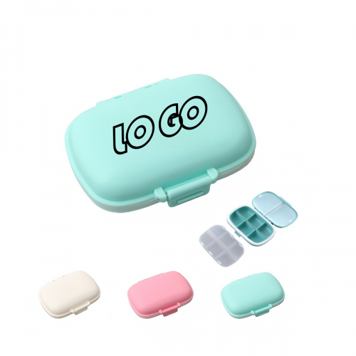 Wheat Straw Portable Pill Storage Case