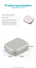 Mini Metal Hinged Box Container