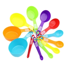 12 Pcs Plastic Measuring Spoon Set