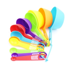 12 Pcs Plastic Measuring Spoon Set