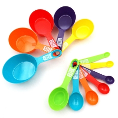 12 Pcs Plastic Measuring Spoon Set