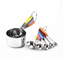 10Pcs Stainless Steel Measuring Spoons Set